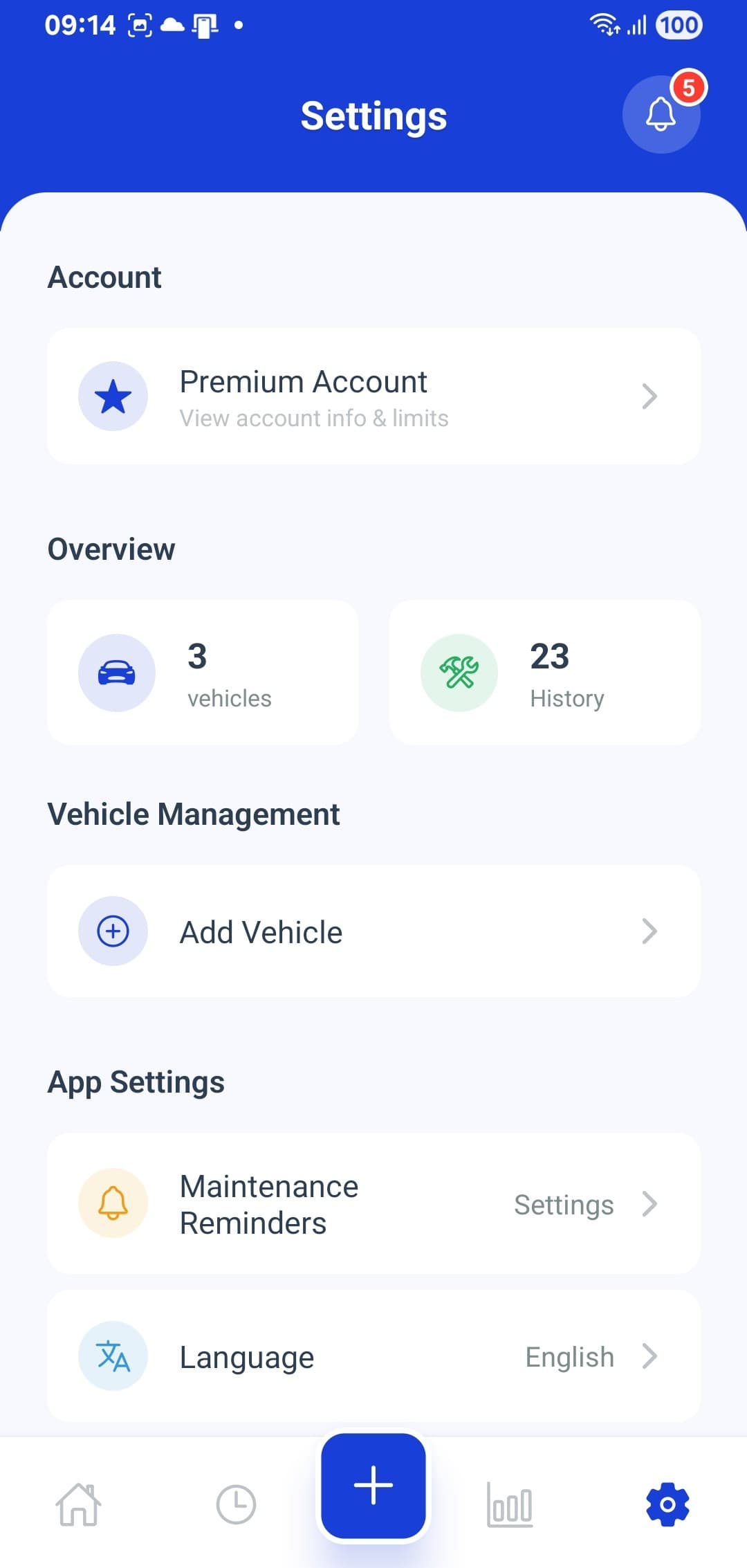 Multilingual & backup screenshot
